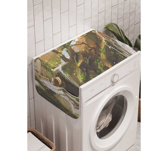 Органайзер для хранения Ambesonne "Течения волшебства" на стиральную машину, 45x120 см, cwm_23031 1