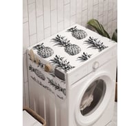 Органайзер для хранения Ambesonne "Коллекция ананасов" на стиральную машину, 45x120 см, cwm_16776