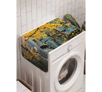 Органайзер для хранения Ambesonne "Осенний ветерок" на стиральную машину, 45x120 см, cwm_16591