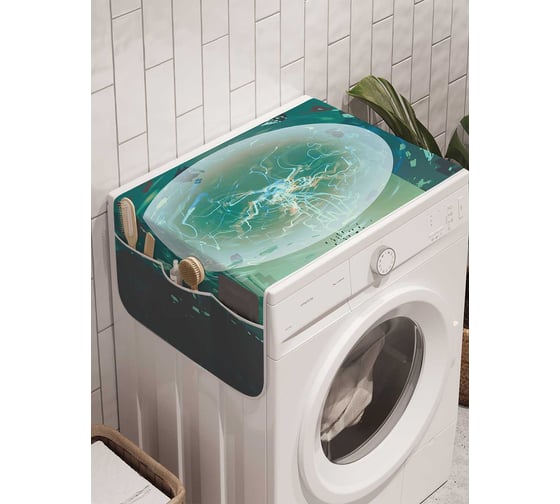 Органайзер для хранения Ambesonne "Космическое пространство" на стиральную машину, 45x120 см, cwm_23017 1