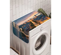 Органайзер для хранения Ambesonne "Ночной Париж" на стиральную машину, 45x120 см, cwm_12265