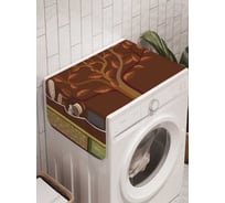 Органайзер для хранения Ambesonne "Декорация с деревом" на стиральную машину, 45x120 см, cwm_18545