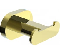 Двойной крючок для ванной Wonzon & Woghand глянцевое золото WW-8425-LG