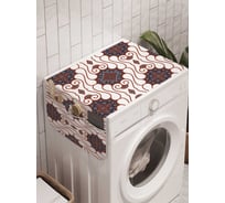 Органайзер для хранения Ambesonne "Кудрявые цветы" на стиральную машину, 45x120 см, cwm_16917