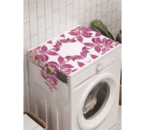 Органайзер для хранения Ambesonne "Природа бывает симметричной" на стиральную машину, 45x120 см, cwm_16801