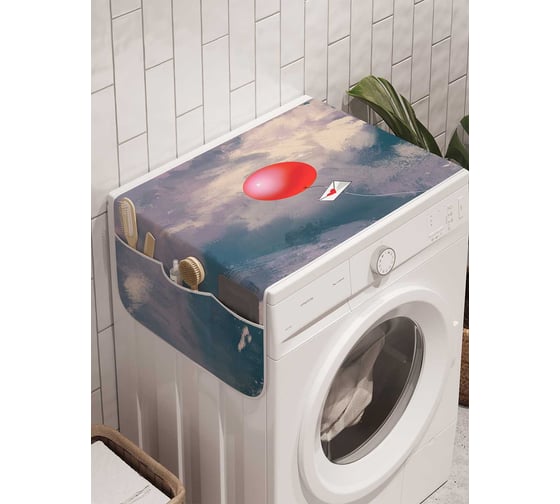 Органайзер для хранения Ambesonne "Шар стремится в космос" на стиральную машину, 45x120 см, cwm_23005 1