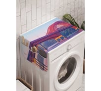 Органайзер для хранения Ambesonne "Мостовой креатив" на стиральную машину, 45x120 см, cwm_18068