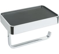 Держатель для туалетной бумаги с полкой Wonzon & Woghand хром WW-8336