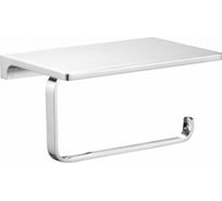 Держатель для туалетной бумаги с полкой Wonzon & Woghand хром WW-9126