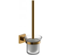 Туалетный ершик в комплекте Wonzon & Woghand темное золото WW-8919-DG