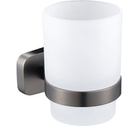 Стакан для зубных щеток с держателем Wonzon & Woghand темный графит WW-9321