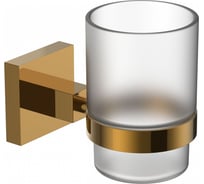 Стакан для зубных щеток с держателем Wonzon & Woghand темное золото WW-8921-DG