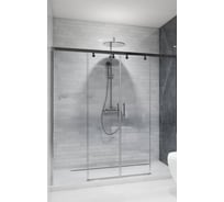 Дверь в душевую нишу GuteWetter GWMPSLD864 180x200 см, цвет фурнитуры хром блестящий, цвет стекла бесцветный, стекло закаленное 8 мм / 6 мм, открывание двери левое / правое 4698033047954