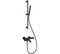 Смеситель для ванны с душевым гарнитуром Wonzon & Woghand Loop, черный матовый WW-311-00-508