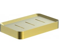 Мыльница с держателем Wonzon & Woghand брашированное золото WW-8324-BG