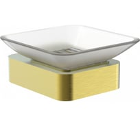 Мыльница с держателем Wonzon & Woghand брашированное золото WW-8322-BG