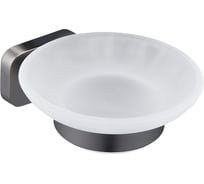 Мыльница с держателем Wonzon & Woghand темный графит WW-9322