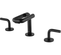 Смеситель для раковины Wonzon & Woghand высокий Loop, черный матовый WW-131-00-508