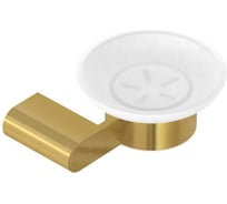 Мыльница подвесная Cezares стекло, брашированное золото STYLUS-SODS-BORO