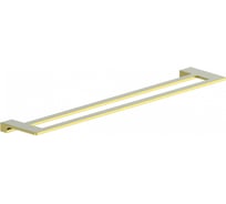 Полотенцедержатель двойной Wonzon & Woghand глянцевое золото WW-9111-LG