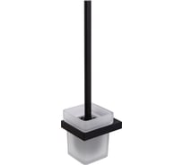 Ершик для унитаза CEZARES подвесной, стекло, исполнение черный матовый SLIDER-TBS-V-NOP