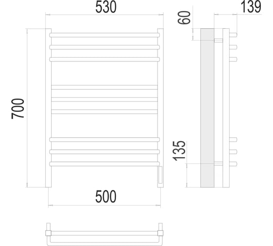 Сицилия Terminus П9 500x700 sensor quick touch 4670078526311
