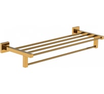 Полотенцедержатель с полкой Wonzon & Woghand темное золото WW-8981-DG