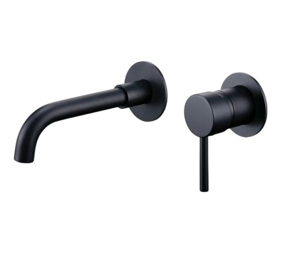 Смеситель для раковины встраиваемый Maretti Eleganza Black, черный ENB32RF13 1