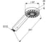 Ручной душ KLUDI A-Qa 1S цвет хром KL6560005-00 2