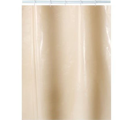 Штора для ванной Аквалиния Бежевая 1.8х1.8 м 6671Б