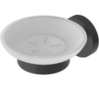 Мыльница подвесная Cezares стекло, черный матовый RELAX-SODS-NOP