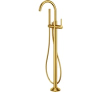 Напольный смеситель для ванны Cezares брашированное золото ECO-VDP-BORO