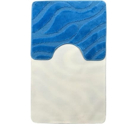 Комплект из 2 ковриков L'CADESI Lemis 60х100, 60х50, 3014, голубой 1294