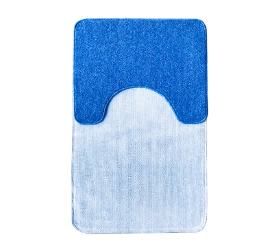 Комплект из 2 ковриков L'CADESI STAR Light Latex 60х100, 60х50, синий 62661 1