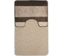 Комплект из 2 ковриков L'CADESI Marathon 50х80, 50х40, Белинэй, шоколадный 425824