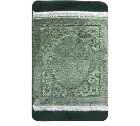 Коврик для ванной L'CADESI High Mono 50х80, Prestige, зеленый 215804