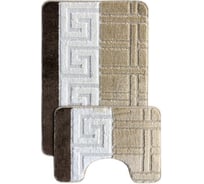 Комплект из 2 ковриков L'CADESI Marathon 50х80, 50х40, Египет, бежевый 425918