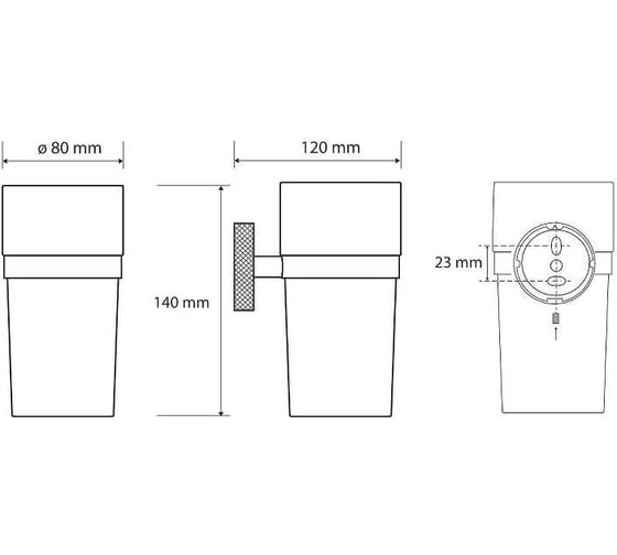Держатель для щеток BEMETA STELLA 166110012