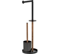 Гарнитур для туалета UniStor KEANU с держателем для туалетной бумаги и накопителем 211126