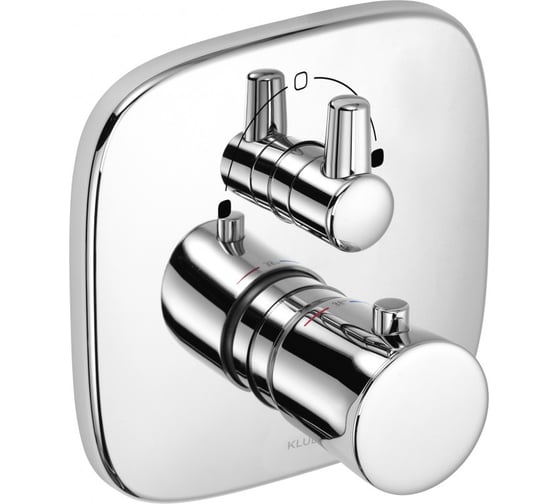 Термостат для ванны KLUDI Ambienta встраиваемый, без излива, цвет хром KL538300575