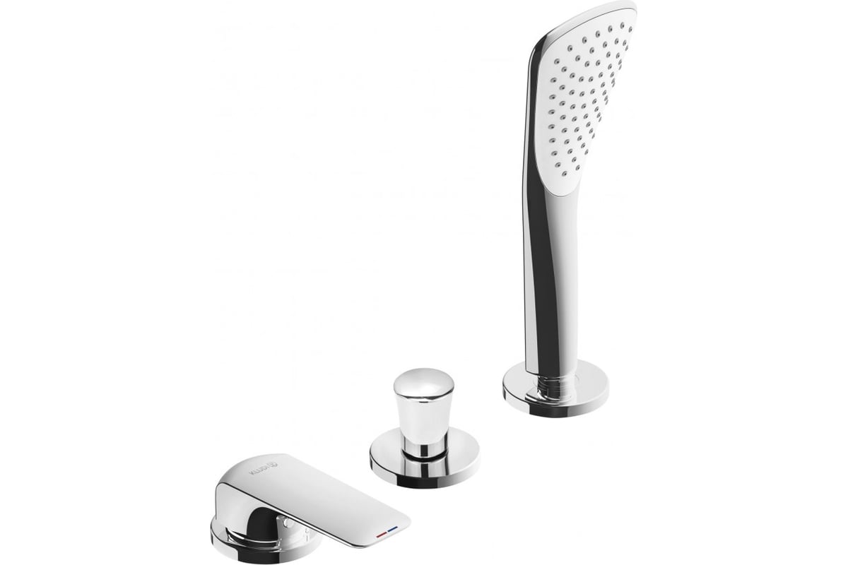 Однорычажный смеситель для ванны и душа KLUDI AMEO на 3 отверстия, без ...