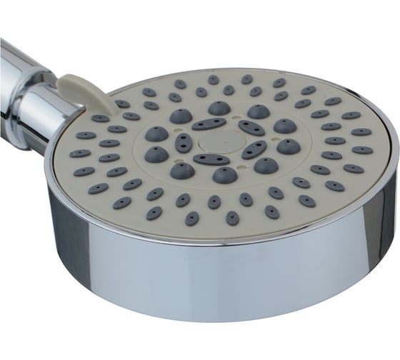 Лейка для душа Melodia della vita 5 функций, d100мм, L230мм, хром серый 34660