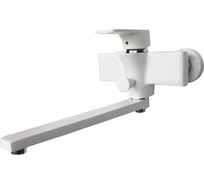 Смеситель для ванны с душем D&K DK Berlin.Steinbeis длинный излив, белый DA1433326