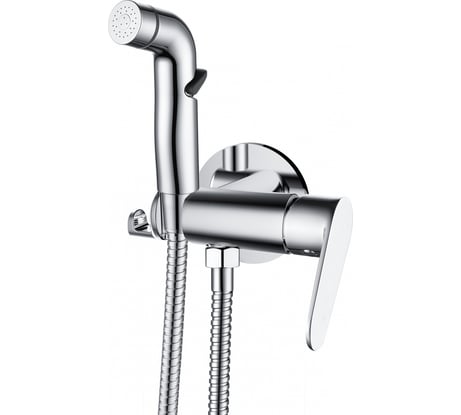Встраиваемый смеситель с гигиеническим душем D&K DK Rhein.Marx хром DA1394581