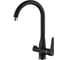 Смеситель для кухонной мойки ZorG Steel Hammer SH 910 BLACK CR 1
