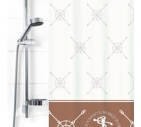 Штора для ванной комнаты VILINA 1587-3 180х180 см, полиэстер 6666-1587-3