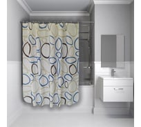 Штора для ванной комнаты VILINA 1009 180х180 см, полиэстер 6666-1009