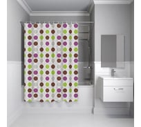 Штора для ванной комнаты VILINA 1803-1 180х180 см, полиэстер 6666-1803-1