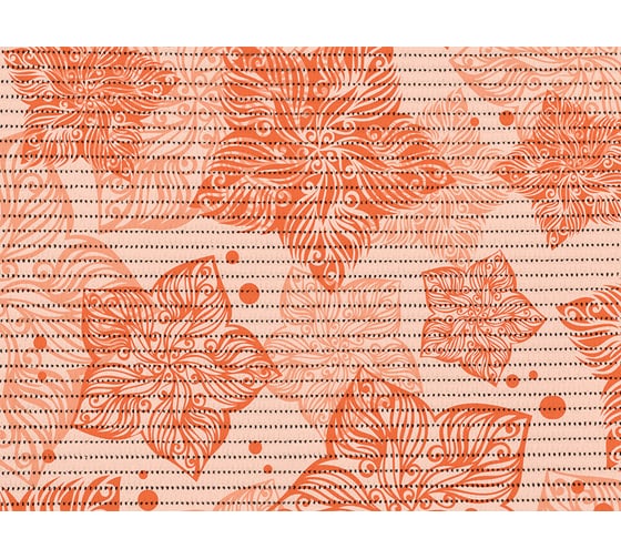 Напольный коврик из вспененного ПВХ VILINA 45х32 см 6687-V23OR 1