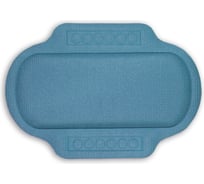 Подушка для ванны с присосками VILINA Спа 25х37 см, синяя 6907-BL